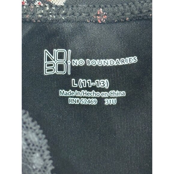 No Boundaries Y2K Babydoll Dark Floral Sheer Overlay Dress Built in Bra Size L - Picture 10 of 11
